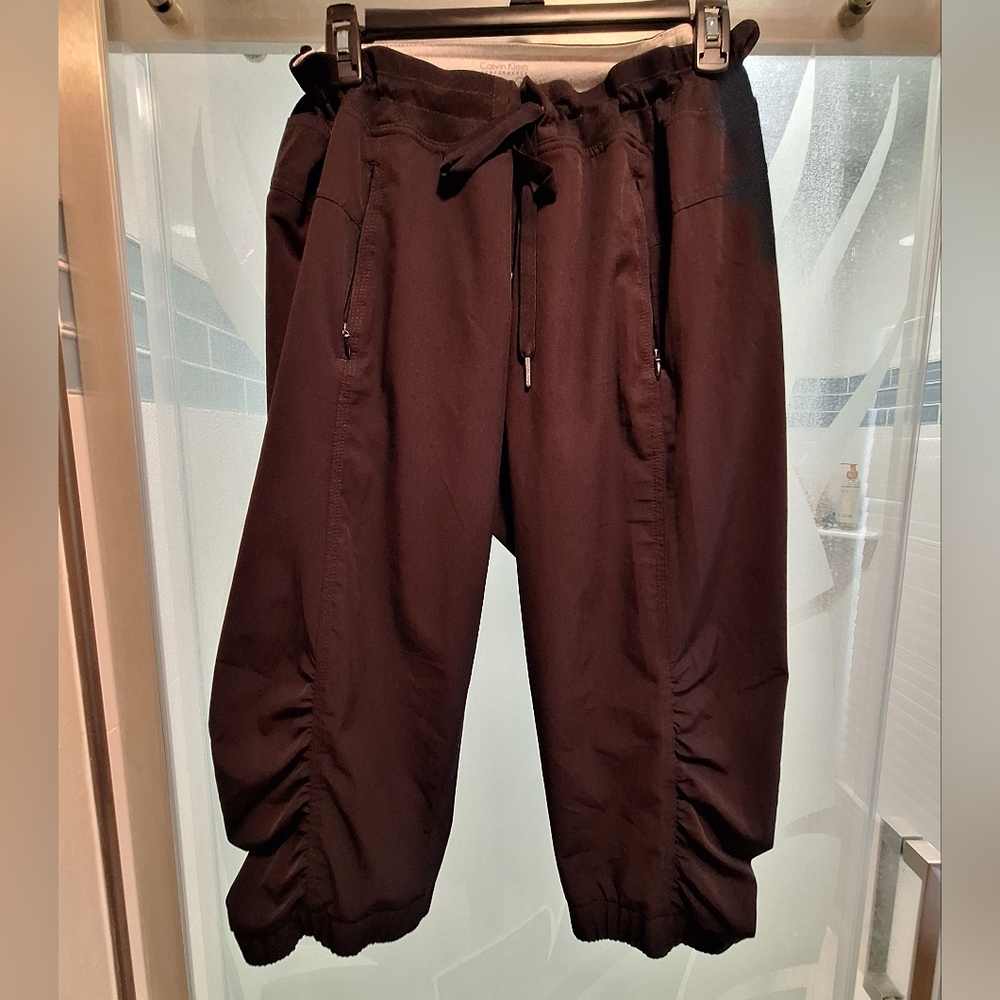 Calvin Klein Black Performance Womens Pants